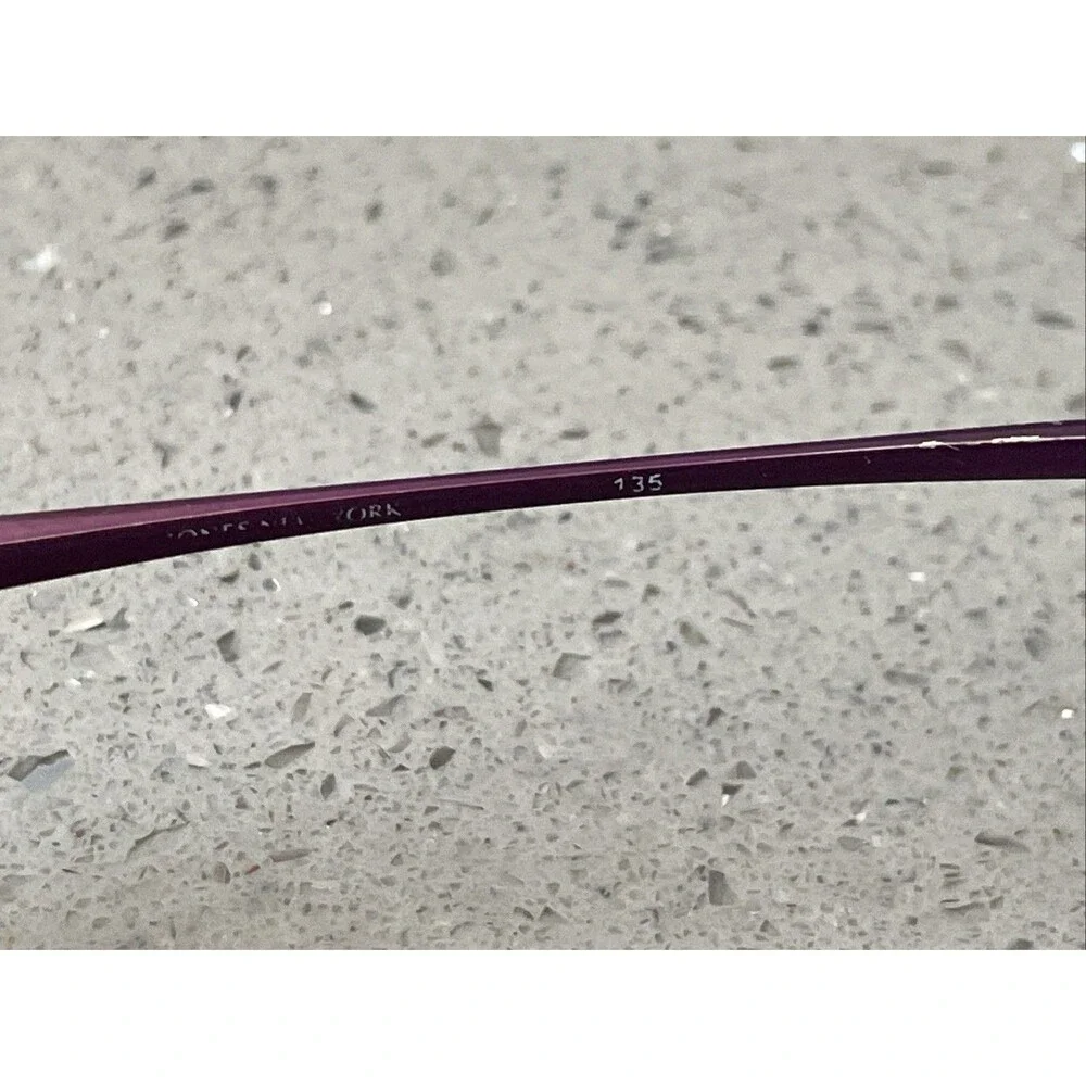 Originale JONES NEW YORK J208 Eyeglasses Frames ONLY PLUM 48-16-135
